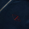 NAVY WOOL TRACK JACKET